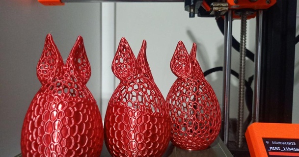 Voronoi Paskalya Yumurta tavşan kulaklar piotrago indir Bedava stl model printablescom 3d modeller mevsimlik tasarımlar ilkbahar 3d print model - Mito3D