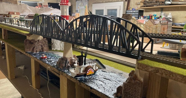 Duplo viaduto estrada ferro chrisgamer baixar livre stl modelo printablescom 3d modelos brinquedos jogos 3d print model - Mito3D