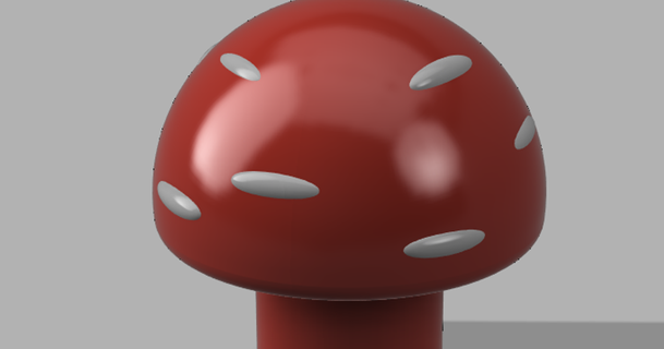 mushroom rozzo download free stl model printablescom 3d models art & design sculptures 3d print model - Mito3D