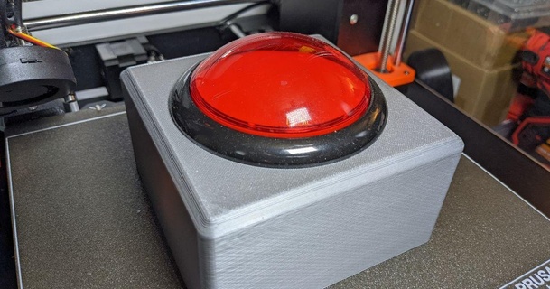 grande rosso pulsante scatola eg3dprinting Scarica gratuito stl modello printablescom 3d Modelli gadget 3d print model - Mito3D