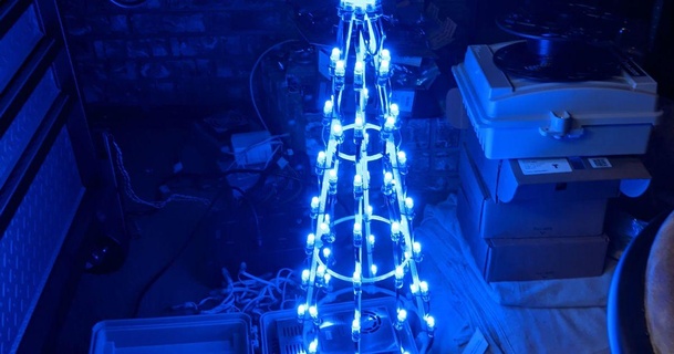 Natale luce mini albero sottobicchiere Scarica gratuito stl modello printablescom 3d Modelli stagione disegni inverno anni 3d print model - Mito3D