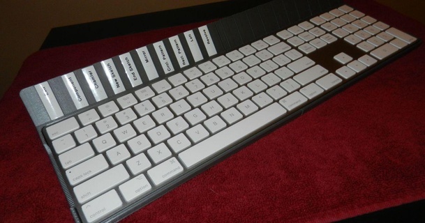 apple keyboard tray gerrypb download free stl model printablescom 3d models gadgets computers 3d print model - Mito3D