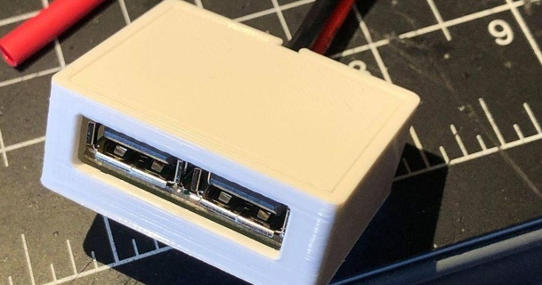 Astuccio guaina makerhawk USB dc secchio regolatore adamelancon Scarica gratuito stl modello printablescom 3d Modelli passatempo creatori idee 3d print model - Mito3D
