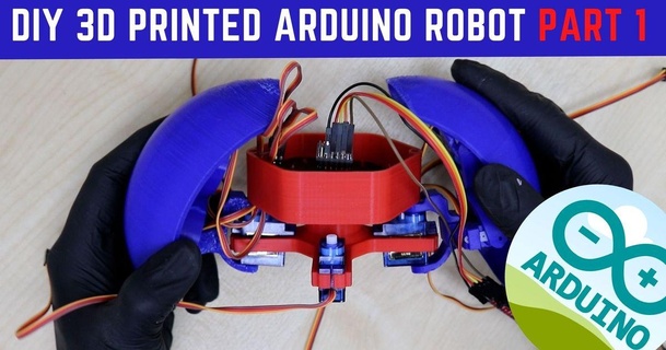 3d gedruckt Arduino Roboter erzogen Technik download frei stl Modell Printablescom Modelle Hobby Macher Elektronik 3d print model - Mito3D