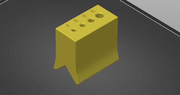 trapano valutare maschera foratura flo Scarica gratuito stl modello printablescom 3d Modelli passatempo creatori utensili 3d print model - Mito3D
