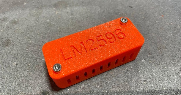 lm2596 enceinte tc Télécharger libre stl modèle imprimablescom 3d modèles loisir fabricants électronique 3d print model - Mito3D