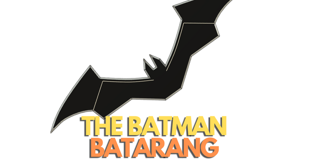 batman 2022 - batarang carlos 3d print download free stl model printablescom models costumes & accessories props batmanlogo batmansymbol thebatman2021 3d print model - Mito3D