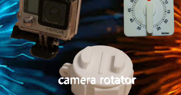 rotating camera holder kitchen timer gopro vojta download free stl model printablescom 3d models gadgets photo & video actioncamera fun functional gopro8 3d print model - Mito3D