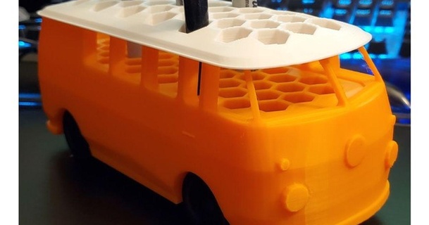 vw ônibus marcador suporte matteo baixar livre stl modelo printablescom 3d modelos passatempo fabricantes organizadores escrivaninha organizador 3d print model - Mito3D