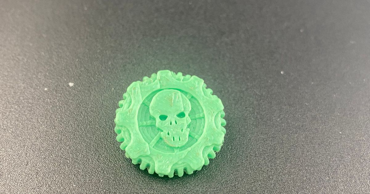 gears war button cech74 download free stl model printablescom 3d models fashion men 3D print model - Mito3D