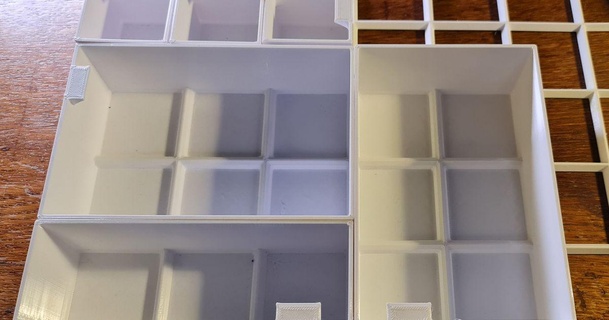 sorting box drawers vilius download free stl model printablescom 3d models household office boxes drawer insert 3d print model - Mito3D