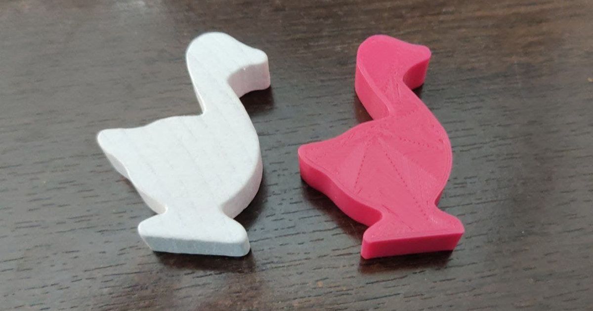empeñar il gioco ganso lorenzoprusa descargar gratis stl modelo imprimiblescom 3d modelos juguetes juegos tablero Pato juego peones padre 3D print model - Mito3D