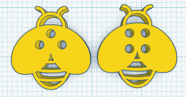 miel abeja botón imshreyas descargar gratis stl modelo imprimiblescom 3d modelos Moda hombres 3d print model - Mito3D