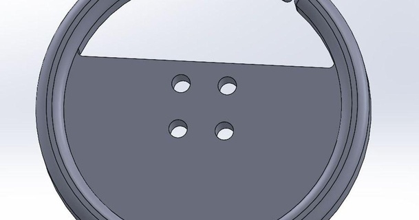 moschettone pulsante cristiano Scarica gratuito stl modello printablescom 3d Modelli moda Accessori chiusura Abiti 3d print model - Mito3D