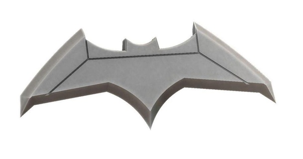Batman baffleck Batarang val download frei stl Modell Printablescom 3d Modelle Spielzeuge Spiele Aktion Zahlen Statuen Schläger Kühlschrank 3d print model - Mito3D