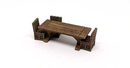 table gloomhaven robagon3d download free stl model printablescom 3d models toys & games board chairs dnd dungeonterrain frostgrave furniture 3d print model - Mito3D