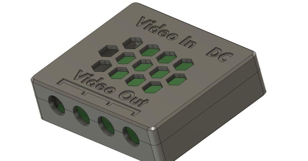 range video rv-splitter 4-way composite distribution amplifier case retro frog download free stl model printablescom 3d models gadgets photo & 3d print model - Mito3D