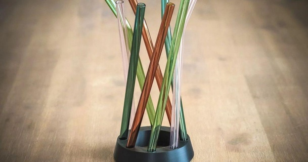 glass straw stand - parametric hyperboloid omgdesignlab download free stl model printablescom 3d models household kitchen grasshopper rhino 3d print model - Mito3D