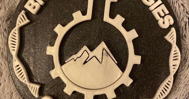 logo biotechnologie grenoble français Université faisceau 39 ions Télécharger libre stl modèle imprimablescom 3d modèles loisir fabricants idées 3d print model - Mito3D