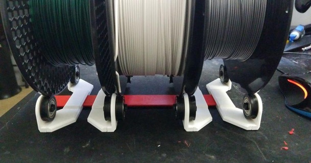 ajustável multi carretel suporte caixas secas ana baixar livre stl modelo printablescom 3d modelos impressoras acessórios porta bobinas drybox filamento 3d print model - Mito3D