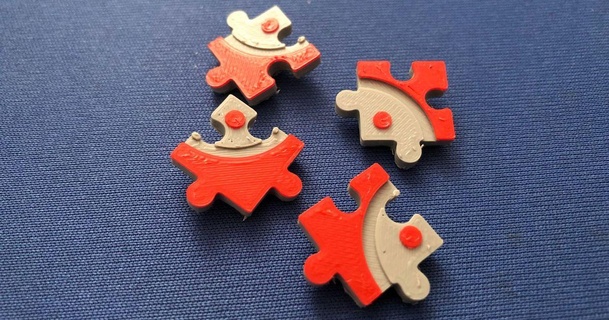 jigsaw puzzle button meroy download free stl model printablescom 3d models fashion accessories 3d print model - Mito3D