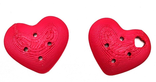3d heart button valentines day redeye download free stl model printablescom models fashion accessories 3d print model - Mito3D
