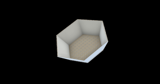 hexagon style pot tray nozzle download free stl model printablescom 3d models household decor schale vase heaxagon 3d print model - Mito3D