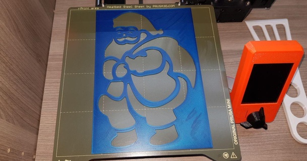 şablon Noel Baba resim indir Bedava stl model printablescom 3d modeller Sanat tasarım tasarımlar 3d print model - Mito3D