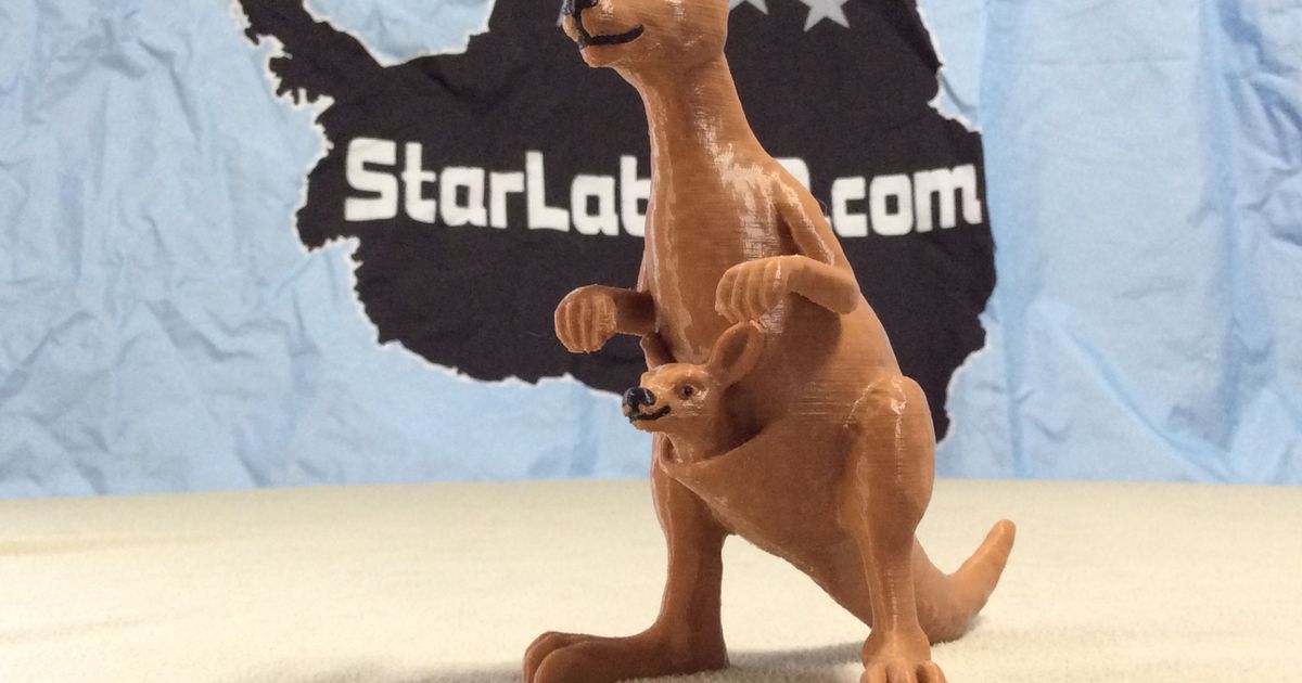 canguru starlabs3d baixar livre stl modelo printablescom 3d modelos mundo varreduras animais asllexicon Austrália blockchain jogo tabuleiro dnd 3D print model - Mito3D