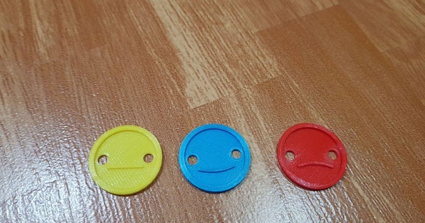 robe ambiance boutons peutron Télécharger libre stl modèle imprimablescom 3d modèles mode accessoires bouton concours emoji heureux 3d print model - Mito3D