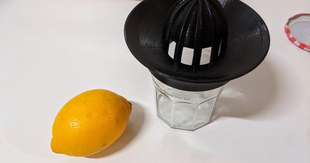 jam jar attachment lemon squeezer nephlonor download free stl model printablescom 3d models household kitchen lemonjuicer 3d print model - Mito3D