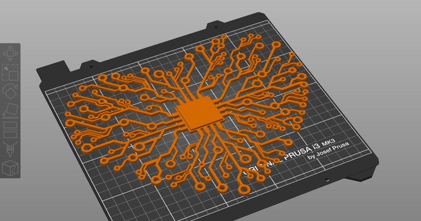 cuore elettronico circuito parete arte più grandi processore retromanie Scarica gratuito stl modello printablescom 3d Modelli design disegni 3d print model - Mito3D