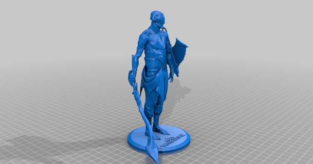 savaş çerçevesi Baruuk metal kafası baskı indir Bedava stl model printablescom 3d modeller Sanat tasarım heykeller oyun serap ninja video oyunu 3d print model - Mito3D