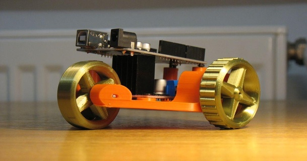 simple wheel arduino car marosh download free stl model printablescom 3d models hobby & makers rc robotics motor rccar 3d print model - Mito3D