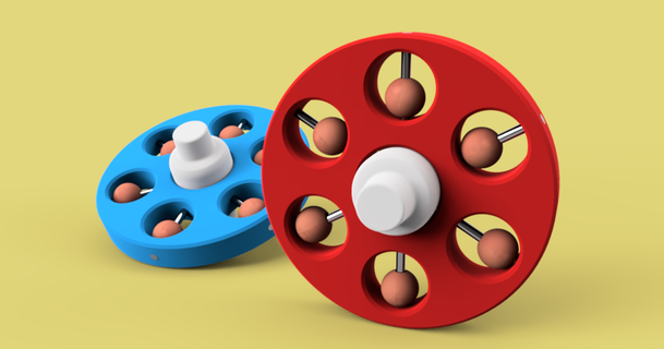 rueda Moviente rosario madera pelota pistas Nephlonor descargar gratis stl modelo imprimiblescom 3d modelos juguetes juegos pista 3d print model - Mito3D