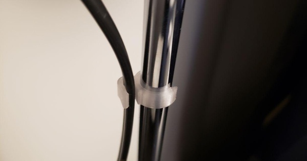 Ikea lampe corde agrafe passionné Télécharger libre stl modèle imprimablescom 3d modèles Ménage décor cableclip 3d print model - Mito3D