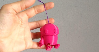wip robot colgar shira descargar gratis stl modelo imprimiblescom 3d modelos juguetes juegos acción cifras estatuas articulado lindo colgante pendiente 3d print model - Mito3D