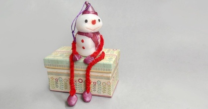 decorative snowman - container shira download free stl model printablescom 3d models household decor christmas christmasdecoration christmasdecorations christmasornament 3d print model - Mito3D