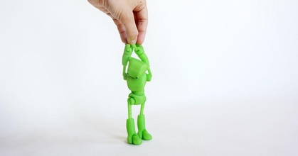 cheville robot 3d imprimé assemblé Shira Télécharger libre stl modèle imprimablescom modèles jouets Jeux action figures statues articulé Assemblée entièrement mixte 3d print model - Mito3D