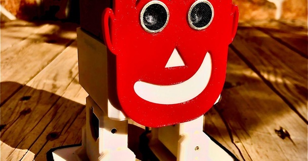 happy face mask otto diy creavertor download free stl model printablescom 3d models hobby & makers rc robotics facemask ottodiy robotic 3d print model - Mito3D