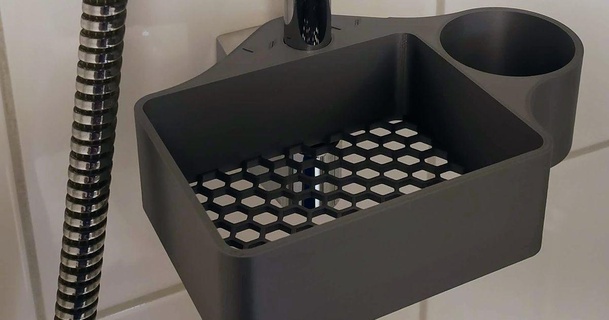 ducha estante drk descargar gratis stl modelo imprimiblescom 3d modelos casa baño 3d print model - Mito3D