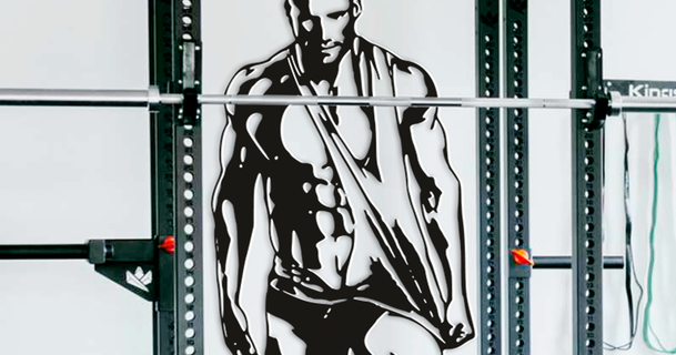 atletik adam mishkin2 indir Bedava stl model printablescom 3d modeller Sanat tasarım wall mounted 3d print model - Mito3D