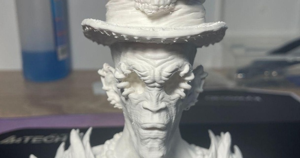 voodoo sorcerer bust vincecz download free stl model printablescom 3d models toys & games action figures statues monster 3d print model - Mito3D