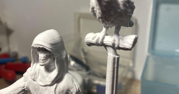 grim reaper raven vincecz download free stl model printablescom 3d models toys & games action figures statues 3d print model - Mito3D