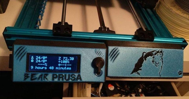 Prusa i3 mk3s Bär Werkzeugkasten bushi download frei stl Modell Printablescom 3d Modelle Drucker Zubehör Bären Upgrade 3d print model - Mito3D
