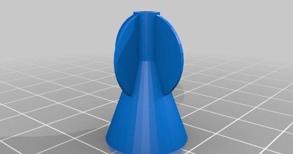 experimental blowgun dart cup faithhack download free stl model printablescom 3d models sports & outdoor 3d print model - Mito3D