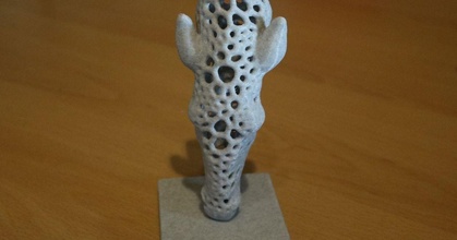 Su Voronoi yeniden düzenleme Clivebradshaw indir Bedava stl model printablescom 3d modeller Sanat tasarım heykeller at heykel 3d print model - Mito3D