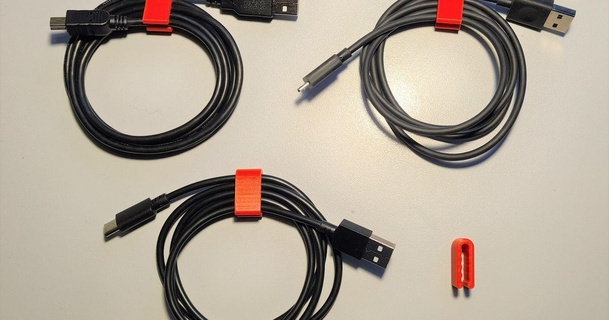 USB cable organizador hagamos punto descargar gratis stl modelo imprimiblescom 3d modelos pasatiempo hacedores organizadores 3d print model - Mito3D