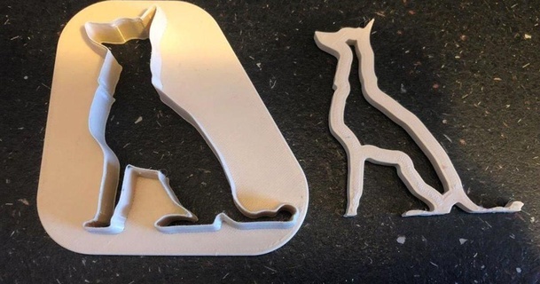 dog cookie cutter jens83 download free stl model printablescom 3d models household kitchen belgianmalinois cookiecutter dogs 3d print model - Mito3D