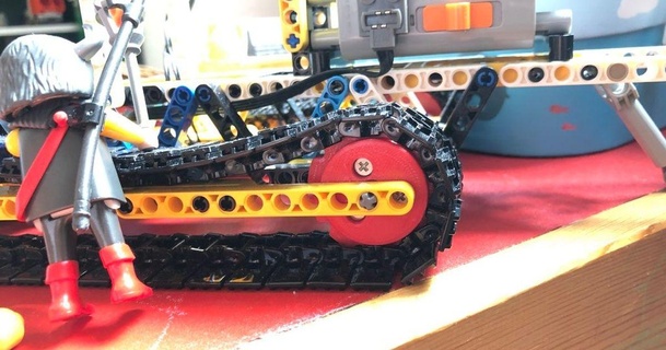 5x 10x Tecnico pista compatível roda dentada apoia necessário jens83 baixar livre stl modelo printablescom 3d modelos brinquedos jogos ar Lego legocompatível legotécnico 3d print model - Mito3D